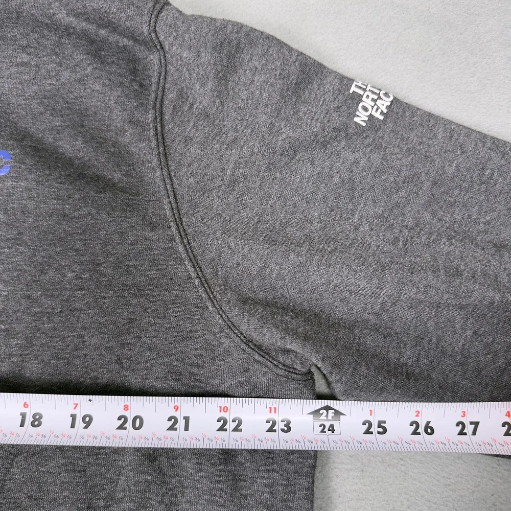The North Face Mens XL Grey MTI Graphic Pullover Hoodie Sweatshirt